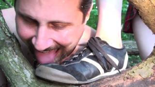 Slave Joschi has to Lick the Dirty Sneakers of his Mistress, 8