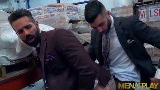 MENATPLAY Suited Dani Robles and Hugo Castellano Anal Fuck 10