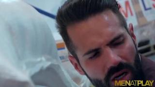 MENATPLAY Suited Dani Robles and Hugo Castellano Anal Fuck 9