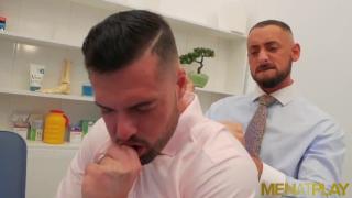 MENATPLAY Suited Gabriel Lunna and Massimo Piano Anal Fuck 12