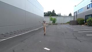 Eva Moore Naked in a Parking Lot 6