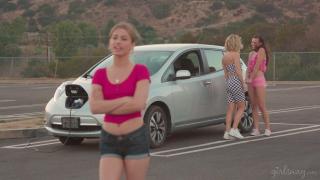 GIRLSWAY Road Trip Foursome - Aidra Fox, Carter Cruise, Kristen Scott, Alex De La Flor 4