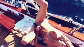 Marie: Squirt Ride. Multiple Squirting Orgasm Allover the Boat during Sailing. 8