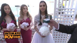 Unforgettable Wedding Fuck Session with three Babes Gianna Dior, Kristen Scott and Jade Kush 3