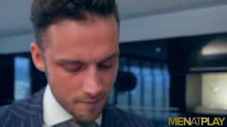 MENATPLAY Suited Hunk Dani Robles Anal Fucked by Damon Heart 5