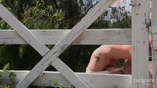 Trent Atkins Jerks off Outdoors on the Farm 10
