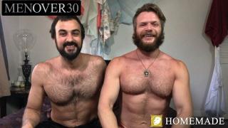 Bearded Hunks Mason Lear & Brian Bonds Play during Quarantine - MenOver30 1