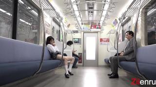 Horny Student Girl was Fucked Hard in the Train 3