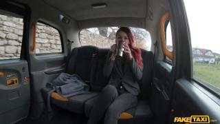 Fake Taxi - Petite Redhaired Cindy Shine Rides a Big Cock in a Taxi with her Small Perky Tits 3