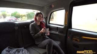 Fake Taxi - Petite Redhaired Cindy Shine Rides a Big Cock in a Taxi with her Small Perky Tits 4
