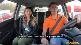 Fake Driving School - Eveline Dellai Fucks her Driving Instructor Nick Ross in the Backseat 2