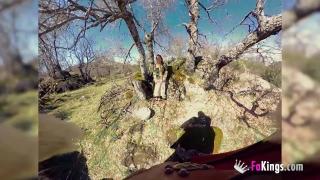Outdoor MEDIEVAL POV Fuck between a Horny Servant and her Eager Lord 1