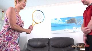 Aunt Judy's XXX - Busty 57yo Ms. Molly FUCKS her Tennis Instructor 2