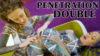 Alternative TATTOO Teens Fucking each other with Crazy Toys, Anal GAPE, DP, Big Toys, Goth, Punk 1