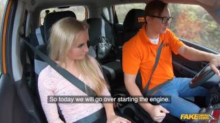 Fake Driving School - Victoria Pure can't Focus & she Distracts her Instructor too by Masturbating 3