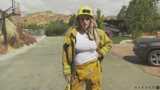 GenderXFilms - Hot Firefighting Trans Aspen Brooks Tittyfucked 2