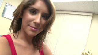 Busty Brunette MILF Sucks and Rides her Coworker's Dick in the Office 3
