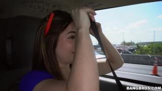 BANGBROS - Fucking (Over) a Hot Petite College Chick Bambi Brooks on the Bang Bus 4