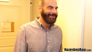 HAIRYANDRAW Bearded Hairy Daddies Bareback Hardcore and Cum 3