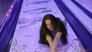 Brunette Teen Model Playing Naked in the Bowling Alley - Full Video! 8