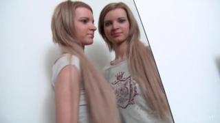 Hot Blonde Teen Masturbates in Front of the Mirror - Full Video! 2