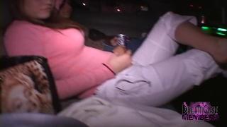 Nude Limo Confessions with three Party Girls 11