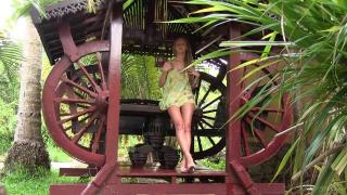 Blonde Teen in a Short Sun Dress in the Bower - Full Video! 6