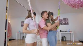 Brazzers - Katie Kush & Kayley Gunner use the Sex Toys from the Pinata but they need a Real Dick 4