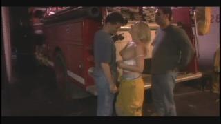 Smoking Hot Busty Blonde Fire Fighter Gets Hard Fucked by her Coworker 1
