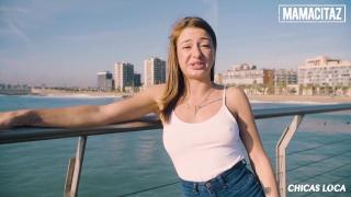 MAMACITAZ - Risky Public Sex at the Beach with Petite Babe Sandra Wellness 1