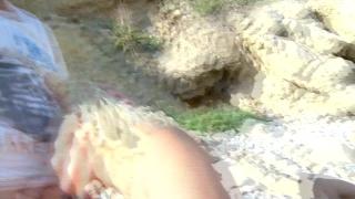 Busty British MILF Kathlene Gets Fingered and Fucked Real Hard on Beach 2