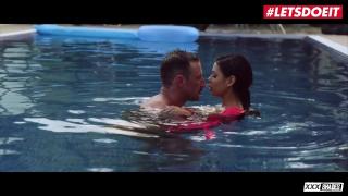 LETSDOEIT - Curvy Ass Latina Canela Skin has Amazing Sex by the Pool Full Scene 4