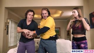 BrokenBabes - Jill Kassidy gives Stepbro a Choice: Super Bowl or Super Blow? 2