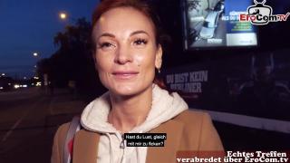 Doggy Style Porn Skinny Red Haired German Woman during a POV Fuck Date in Public Boob Huge
