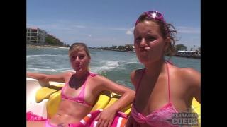 Boating in Florida with College Girls Flashing Tits and Pussy 7