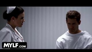 Mylf - Perfect Assed Busty Nurse Ratched gives her Patient Passionate Blowjob - Movie Parody 2