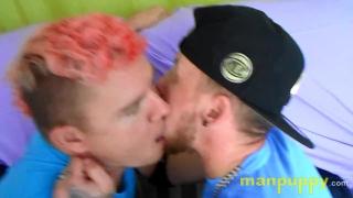 More Hot Gay Kissing - JC Dickerson - Leo Blue - Manpuppy 10