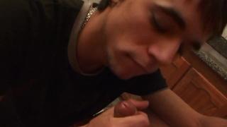 Latina Tranny Gizelle Teaches a Guy how to be Bisexual 3