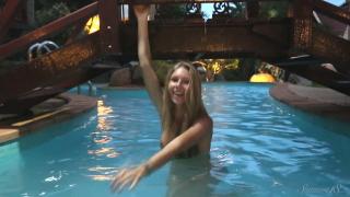 Beautiful Blonde Anjelica Nude in a Tropical Night! - Full Video! 6