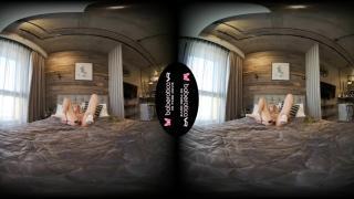 Solo Blonde Girl Mika is alone and very Naughty in VR 11
