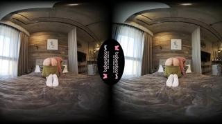 Solo Blonde Girl Mika is alone and very Naughty in VR 3