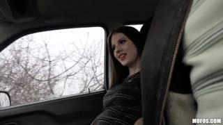 Mofos - Rebecca Volpetti's Car Breaks down & Frank Picks her up & she thanks him by Riding his Cock 4
