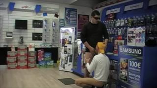 Special Cam Fuckeing by the Seller Phone SOP in th Public Shop 5