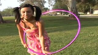Lela Star is a Sexy Girl who still Plays with the Lula Hoop but also Loves Cocks 2