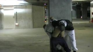 JESS Fucked by Straight Badboy in the Night in Public Parking 7