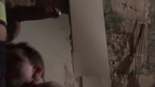 French Pig Total Submissed by Straight Badboy in Discret Basement in Paris 7