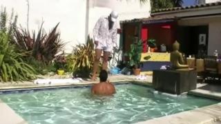 The Pornstar ENZO RIMENEZ Fucked by MALIK in my Swumming Pool 2