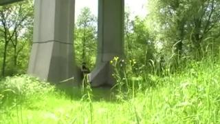 Sexy Ebony Dude Fucked b Yong Footballe Routdoor Exhinb un Der the Bridge 3