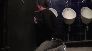 GAY Suckin Straight in Glory Holes in Public Toilets Domination Public