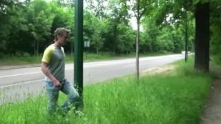 Sexy French Twink Fucked Rough by Jordan Fox in Exhib Cruising Forest 1